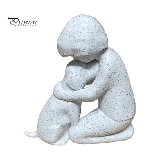Modern Minimalist Ornament Mini Size Ornament, 3D Printed One-Piece Molding Figurine, Imitation Stone Small Decorative Sculpture Texture Stable