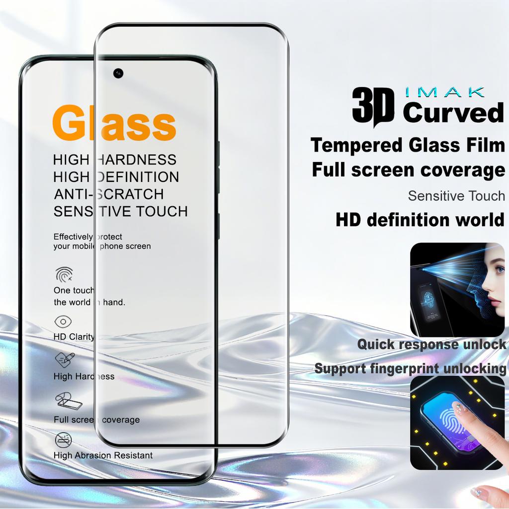 For Moto Edge 70 Fusion 5G Glass IMAK 3D Curved Full Screen Tempered Glass Film