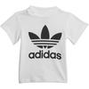 (TD) adidas Trefoil Shorts Tee Set 'White Black' Baby FI8318