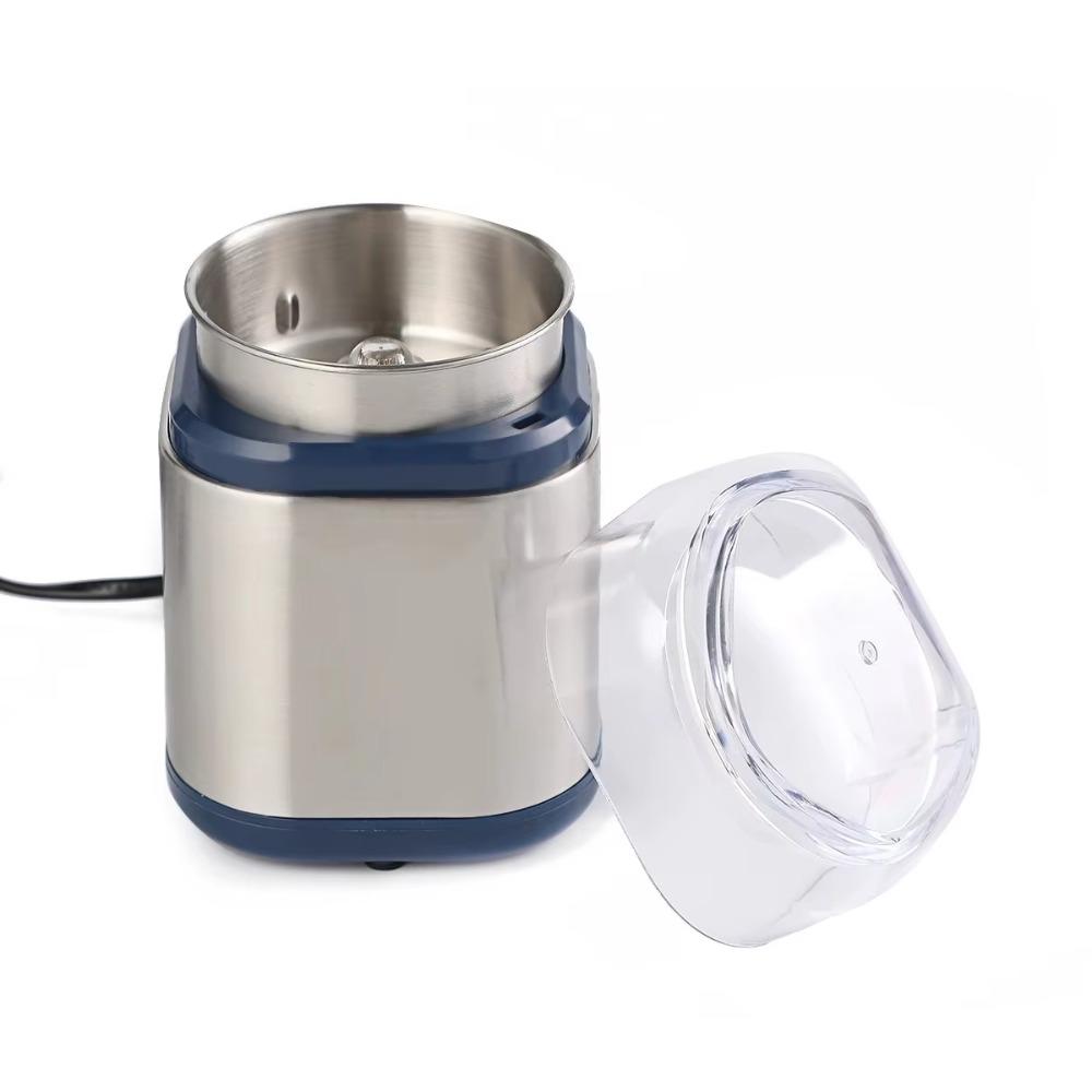 304 Stainless Steel Electric Coffee Grinder Press Type Rust-proof Electric Grains Mill Mini Grain Grinding Machine
