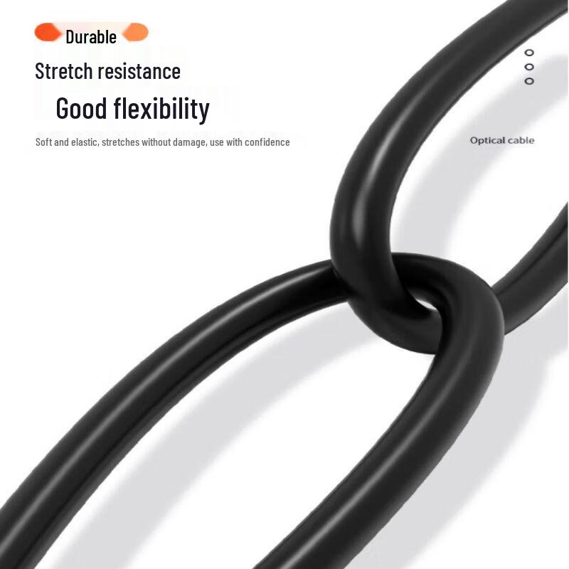 Qishao Outdoor Armored LC-SC Single-Mode Fiber Patch Cord