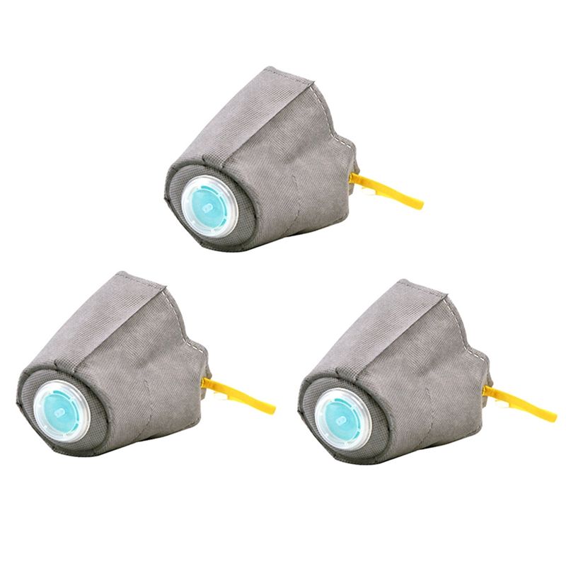 3pcs Adjustable Dog Respirator Muzzle For Small To Large Dogs Filter Air Pollutants Anti Fog Anti Dust Pet Breathing Mask Outdoor Walking Gear