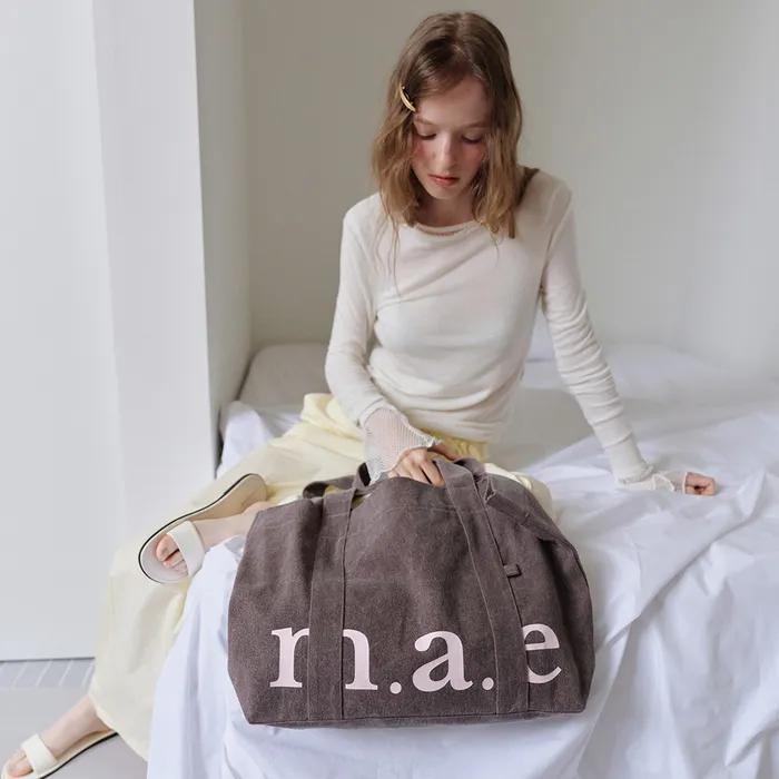 m.a.e 2way logo Bag _ Washing Purple