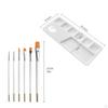 7Pcs Artist Paint Brushes Portable Long Handle Accessories Durable Brush Pen Set Body