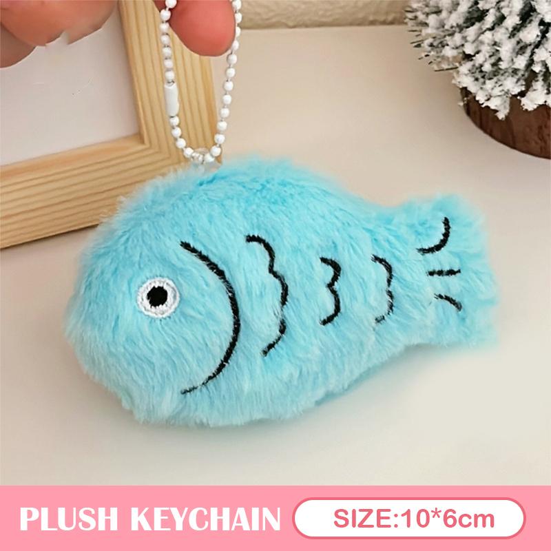Penguin Plush Toy Keychain Fluffy Soft Animal Doll 1Pc Girls Bag Pendant for Backpack Car Keychain A4