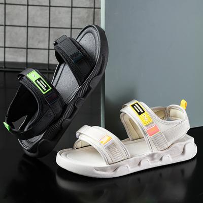 2022 Summer Sandals Female Fairy Style Student Flat-bottomed Word with Thickened Roman Shoes