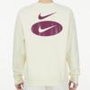 Nike Embroidered Logo Crewneck Sweatshirt Men Sweatshirt Ivory-White DM5461-113