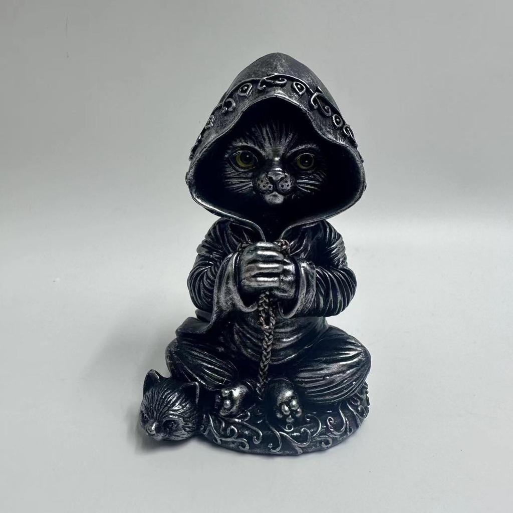 Cheap Sale Knight Gnomes Guard Skull Magic Cat Resin Car Office Home Decoration Action Figures Toys