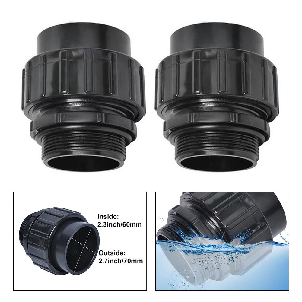 

Pool System Connector 2PC Pipe Connector Easy Installation Hard-wearing Material Robust Construction Connector For Sand Pump China Mainland