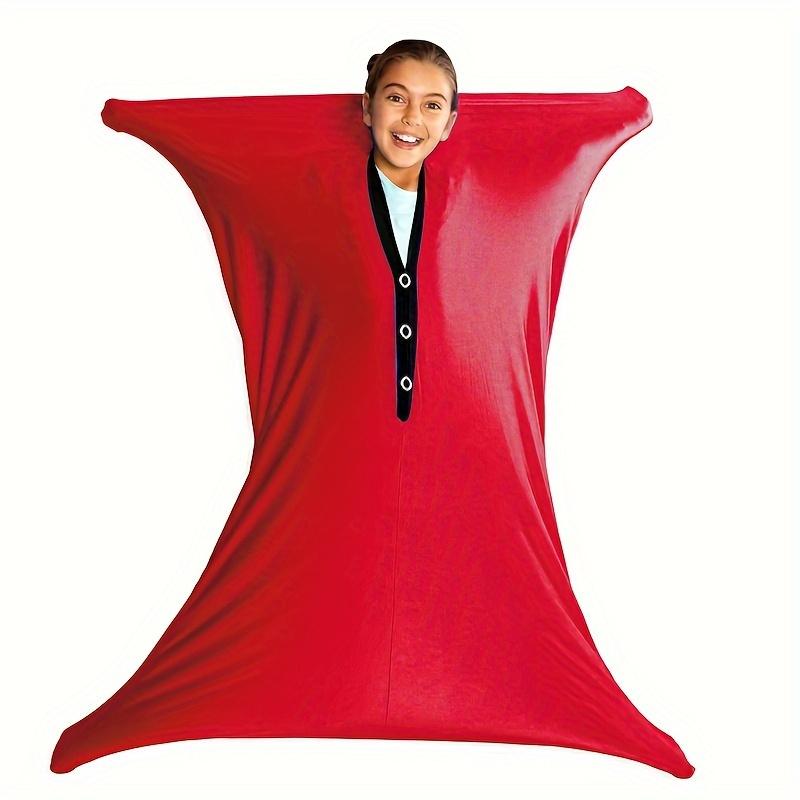 

Волшебная сумка волшебная одежда детский сад система чувств тренировка детский интеллект тела родитель-ребенок интерактивный дом сенсорные носки комбинезон M красный