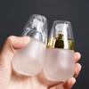 30ml Vakuum Mattglasflasche Leerer Nachfüllbarer Behälter Make-up Kosmetik Gesichtscreme Lotion Tiegel Salben Pumpe Reiseflasche