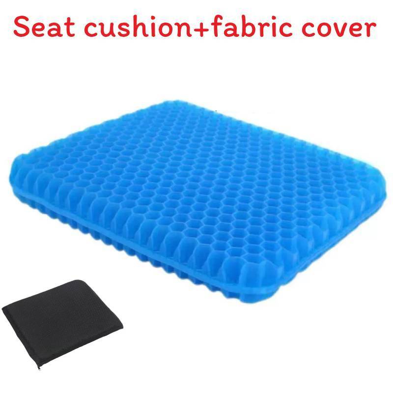 Gel Seat Cushion For Office And Car Cooling Summer Gel Padding With Nylon Cover