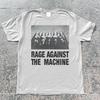 Rage Against The Machine Nuns And Guns White Classic Unisex T-Shirt Size S-