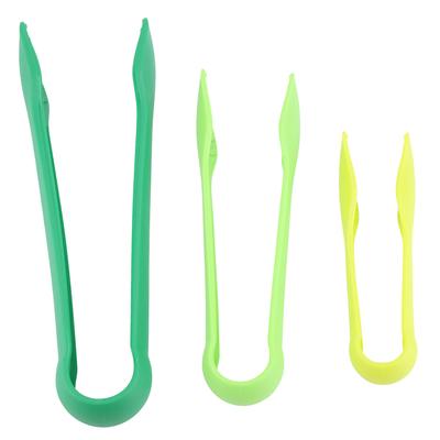 3 PCS Multifunktionale Kunststoff Brot Zange Lebensmittel Klemmen für Home Bäckerei (blau)