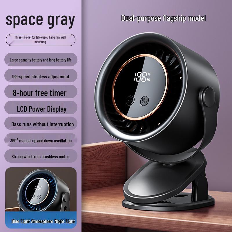 

Multi-Mount High-Speed Air Circulation Fan with Light 1