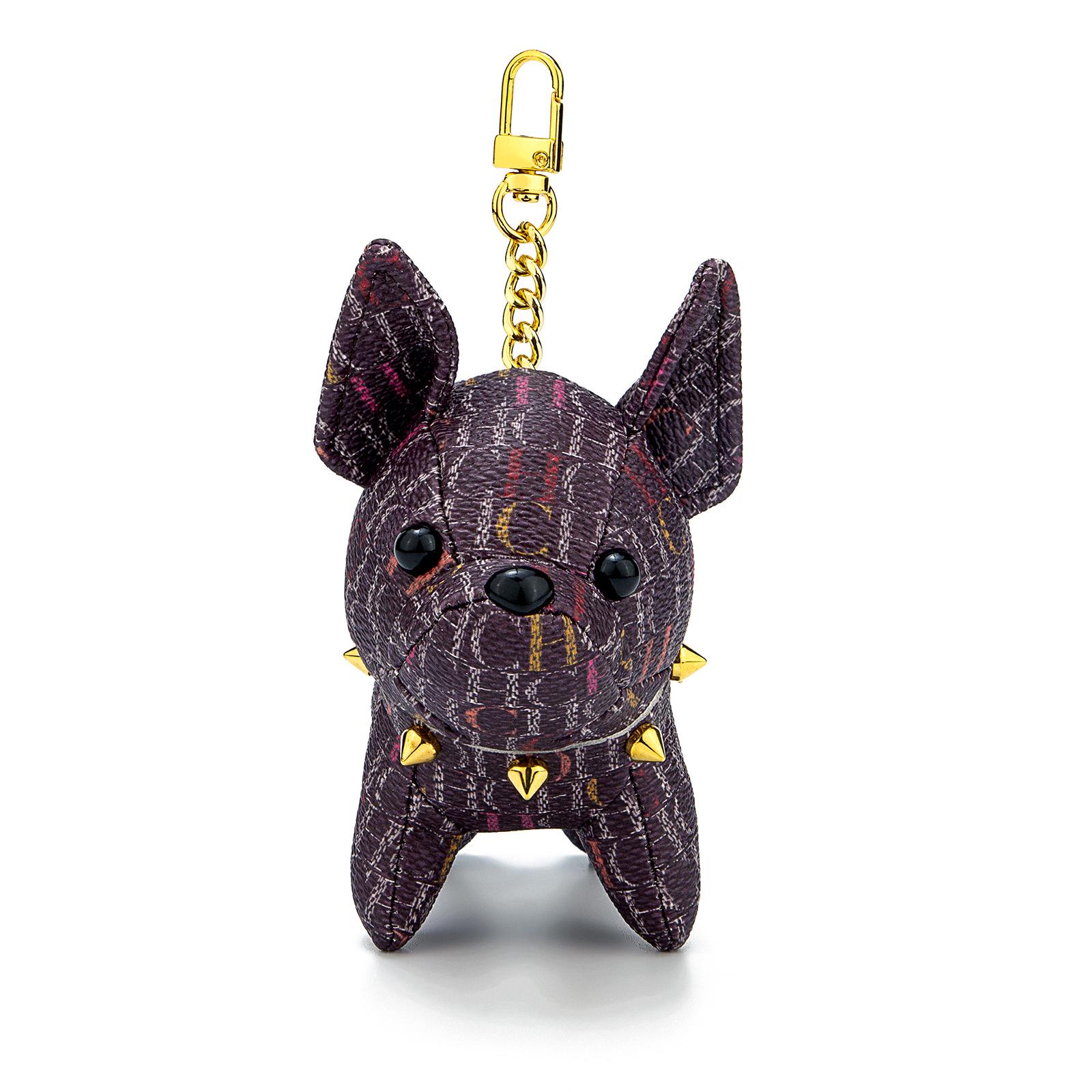 CHHC French Bulldog Pendant Keychain – Trendy Bag Charm and Fashion Key Ring
