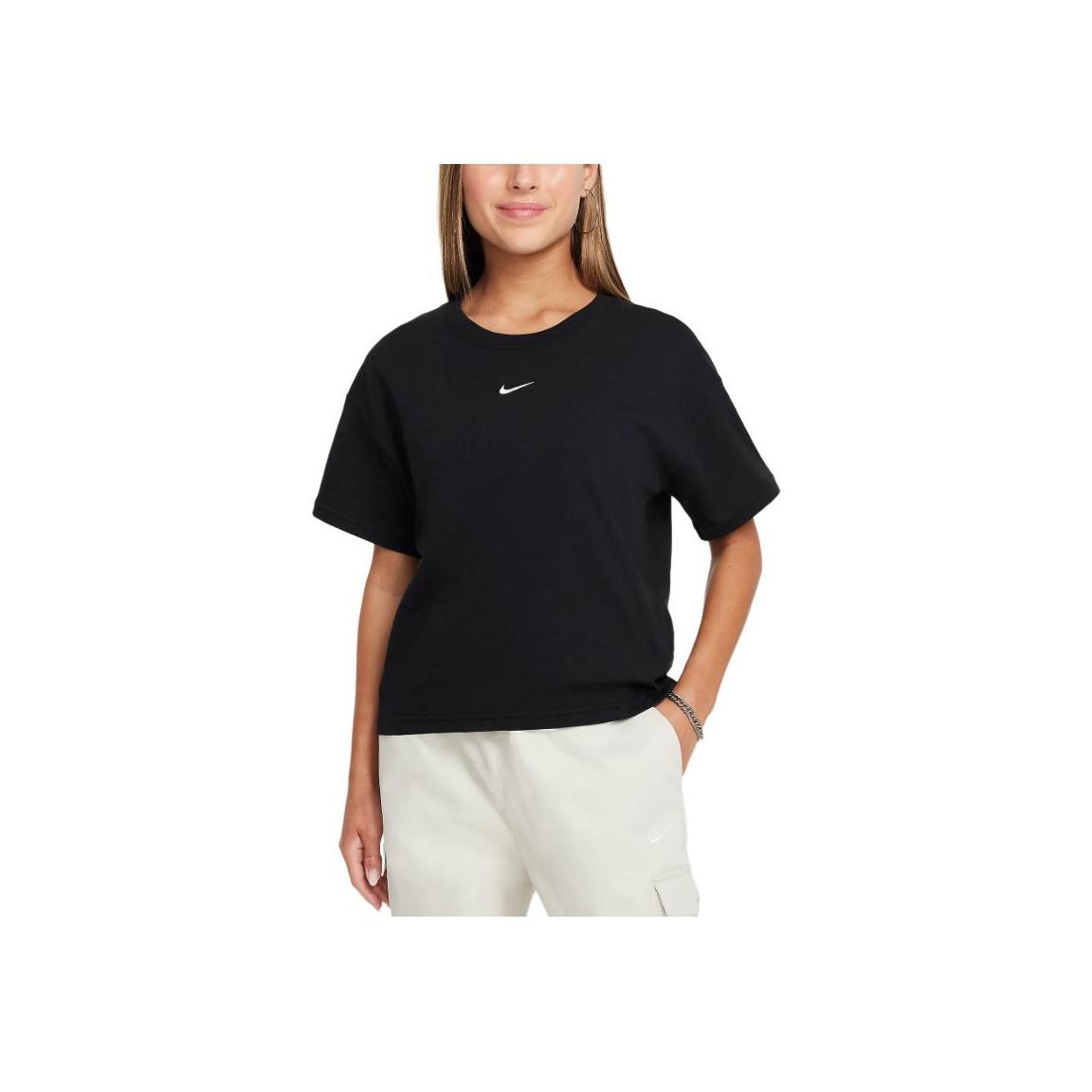 

Nike Sportswear Essentials Series T-Shirt Soft Comfortable Casual Short Sleeve Men Tops Black FZ5559010 S