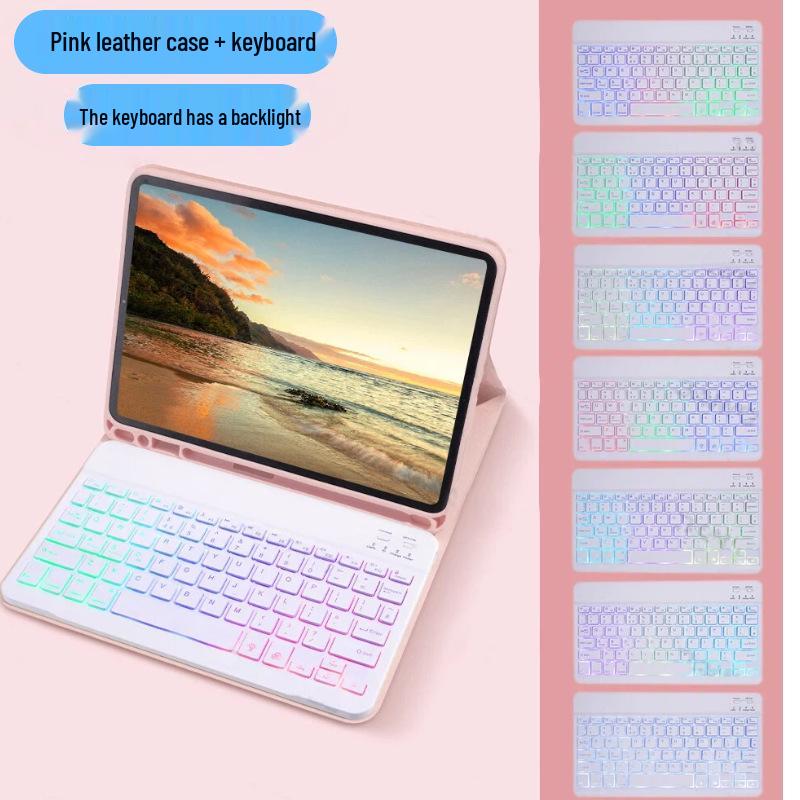 iPad 10th Gen Magnetic Protective Case with Backlit Keyboard & Pen Slot