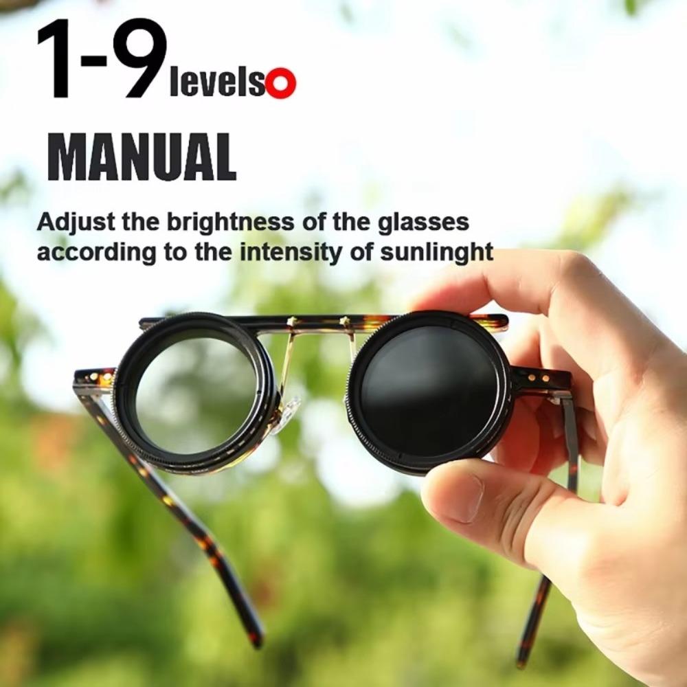 ND Filter Adjustable Dimming Glasses ND2-400 Fishing Sunglasses Fashion Sun Glasses  Driving