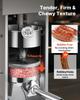 Electric Sausage Stuffer, 22 LBS / 10 L Vertical Meat Stuffer, Stepless Speed Control and Foot Pedal, Stainless Steel Heavy Duty Sausage Filler with 4