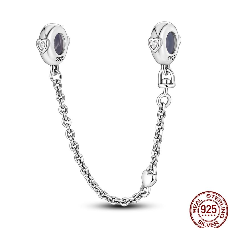 Copper Shiny Zircon Chain Series Beaded Beads Suitable For Pan Original Bracelet Diy Jewelry Gift