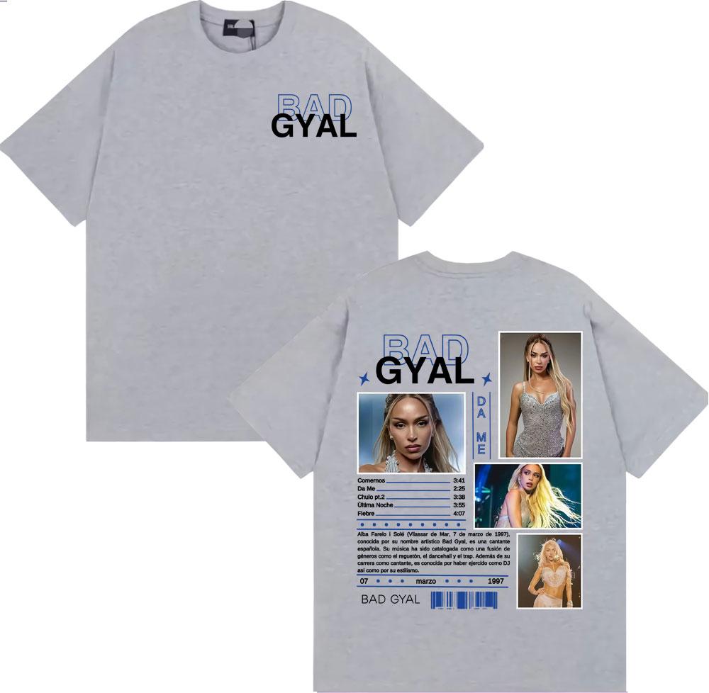 Bad Gyal La Joia Album Tour 2025 Cover Tshirt Y2K Mens Womens Fashionable Hiphop Retro Comfortable Quality Tshirt