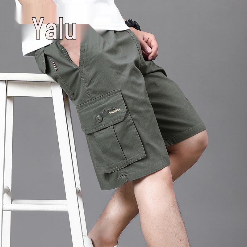 Yalu Men s Casual Cotton Workwear Shorts 3XL