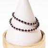 Jbans Classic Garnet Stone Slim Couple Bracelet (C1902-Ac553Rd)