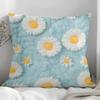 New 3D Imitation Plush Daisy Pillowcase Home Sofa Cushion Pillowcase