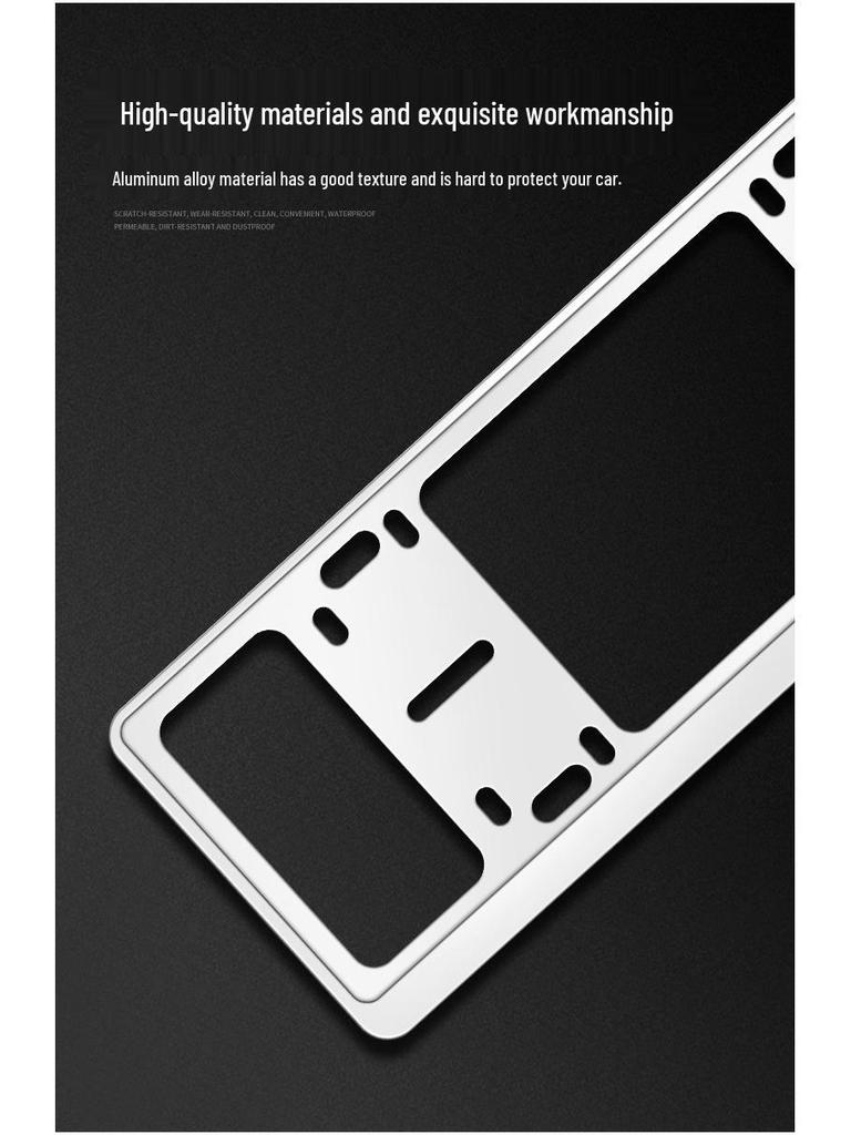 Ramka na tablicę rejestracyjną z włókna węglowego do modeli BMW: Seria 3, 4, 5, X3, X5, X6, X7, M3, M4.