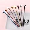 Home Bent Filter Reusable Metal Drinking Straw Stainless Steel Straws Spoon Coffee Spoons