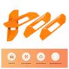 For Ford Ranger  2024 Car Door Armrest Cover Frame Trim Interior Accessories Orange-A87Q