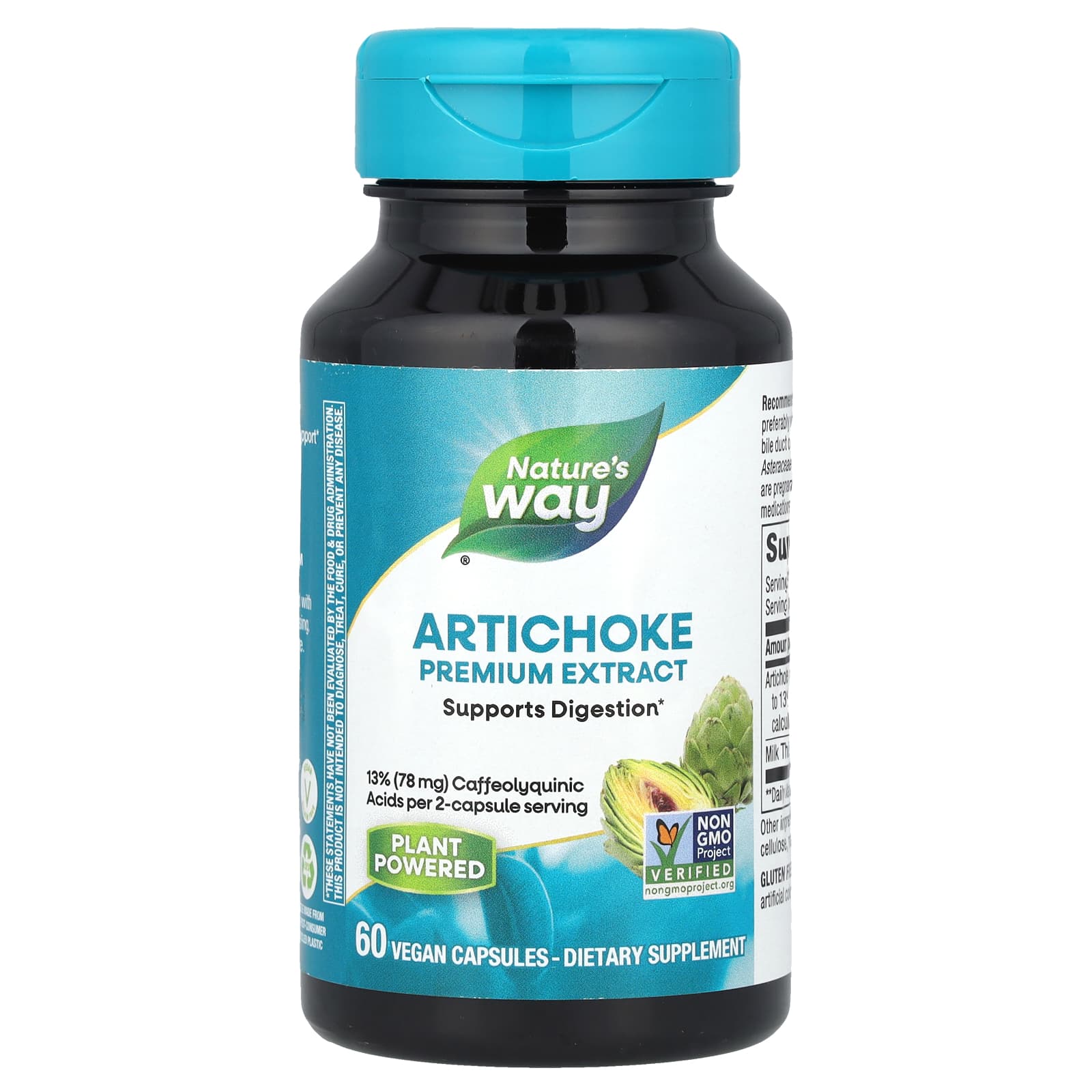 

Nature S Way, Artichoke, Vegan Capsules 60