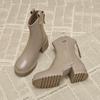 Fashion Ankle Boots for Women Zip Height Increasing Non Slip Korean Style Booties Fashion 2025 Trend Y2k New Rock Hot Woman Short Shoes