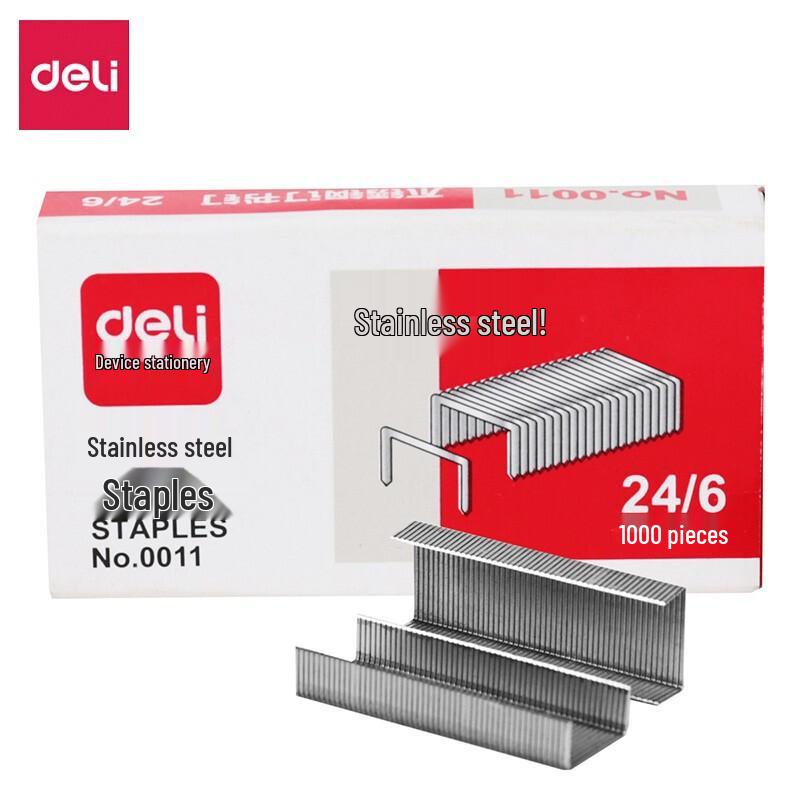Deli 0011 Mini Stapler Staples