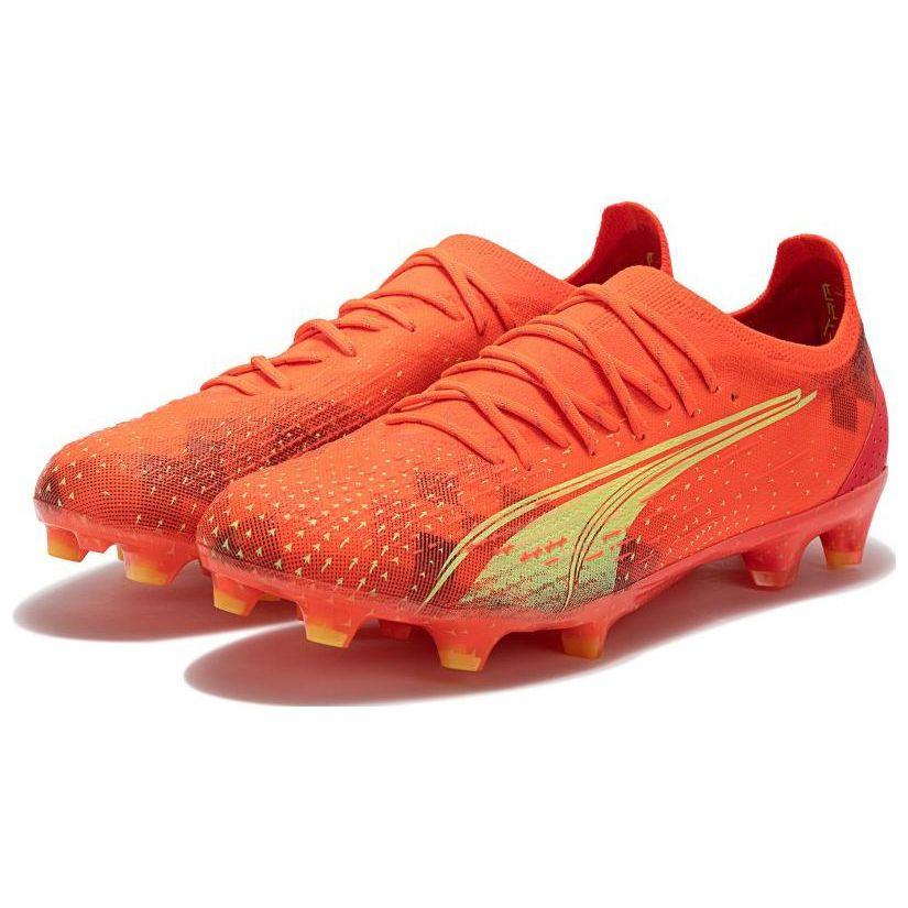 Puma Ultra Ultimate FG AG Fearless Pack Men Sneakers Orange Fiery-Coral Fizzy-Light 106868-03