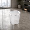 Plastic Trash Basket Thicken Dustbin Washable Transparent Trash Can  Toilet