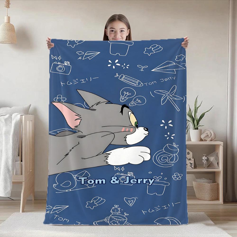 

Kawaii t-tom&j-jerry Blanket Home and Decoration Fashion New Throw Blankets for Beds/sofa/Camping Christmas Blanket Best Gifts 30x40in