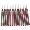 16pcs Plastic Handle Crochet Hooks Handle Knitting Needles Set Crochetings and Knittings 0.5mm-2.5mm 16 Size
