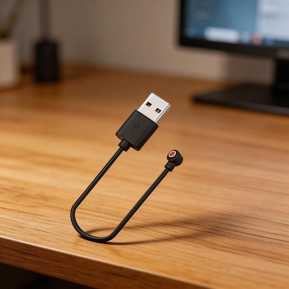 2 ks Magnetický nabíjecí kabel Pro chytrý prsten 4,0mm Kulatý konektor Rychlé nabíjení Bezpečný klip Rychlé a efektivní nabíjecí nástroje