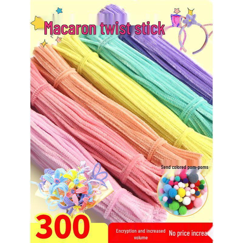 

Colorful DIY Chenille Stems Twist Ties for Kindergarten Crafts