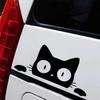 Peeking Cat Animal Car Styling Auto Window Durable Stickers Automobile Body Trunk Bumper Funny Decals  Car Accessories