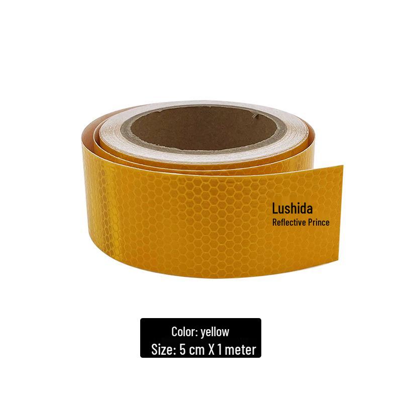 5cm Wide Non-Shiny Solid Color Anti-Collision Reflective Car Safety Sticker