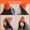 Cotton Comfortable Warm Knit Hat For Winter Versatile Colors Beanie Hightop