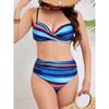 Swimwear European and American Split Hard Solid Color Bikini