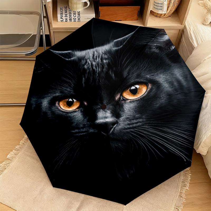 1PC Cats Automatic Umbrella - Suitable Travel Outdoor Portable Umbrella Birthday Gift Daily Essentials