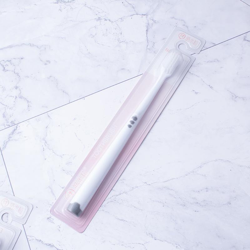Premium Soft Bristle Toothbrush with Small Head & Non-Slip Handle, Individually Packaged for Daily Use
