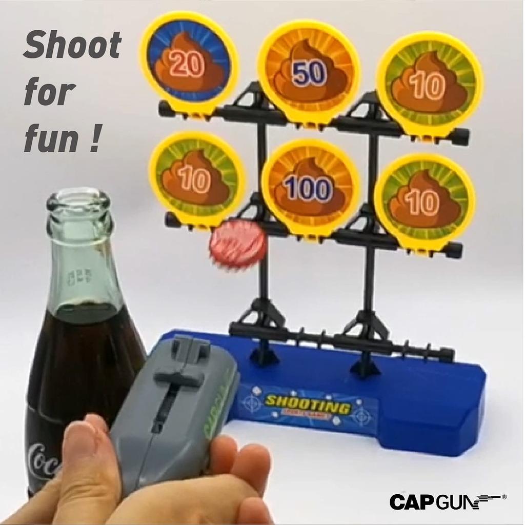 Multifunctional Cap Gun Bottle Opener Beer Bottle Opener Gun Beer Bottle Opener Cap Shooter for Launcher Party Drinking Game