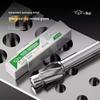 Yihai Titanium Plated Flat Bottom Countersink Drill Bit for M3-M8 Screws
