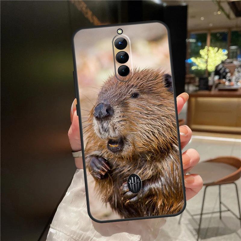 Animal Beaver Case For ZTE Nubia Red Magic 11 10 9 8 9S 8S 10S Pro Plus 6 7 6S 7S For RedMagic 10 Air Cover